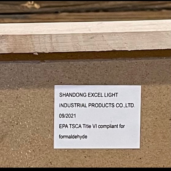 Broyhill Farmhouse Rustic Vase Wooden Rustic Box Decor NWT - Picture 8 of 9